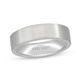 Previously Owned Neil Lane Men's Diamond Wedding Band 1/5 ct tw 14K White Gold