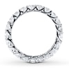 Thumbnail Image 1 of Previously Owned Diamond Eternity Ring 2 ct tw Round-cut 14K White Gold Size 5