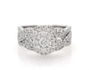 Thumbnail Image 0 of Previously Owned Round-Cut Diamond Twist Shank Bridal Set 1-1/2 ct tw 14K White Gold Size 6.5