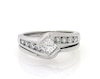 Thumbnail Image 1 of Previously Owned Princess-Cut Diamond Bridal Set 1 ct tw 14K White Gold Size 5