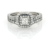 Thumbnail Image 0 of Previously Owned Neil Lane Princess-Cut Diamond Bridal Set 1-1/3 ct tw 14K White Gold Size 6.5