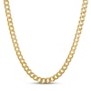 Thumbnail Image 0 of Previously Owned Italian Solid Flat Curb Chain Necklace 10K Yellow Gold 24"