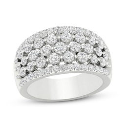 Previously Owned Lab-Grown Diamonds by KAY Ring 2 ct tw Round-cut 14K White Gold