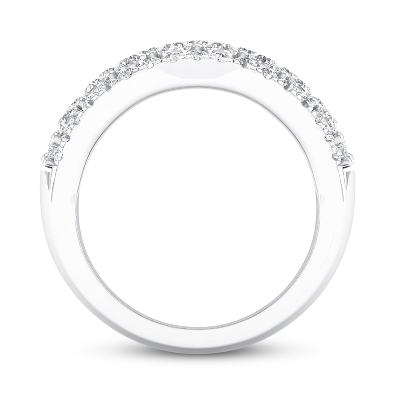 Previously Owned Lab-Created Diamonds by KAY Ring 2 ct tw Round-cut 14K White Gold