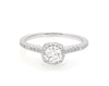 Thumbnail Image 1 of Previously Owned Lab-Grown Diamonds by KAY Engagement Ring 3/4 ct tw Round-cut 14K White Gold