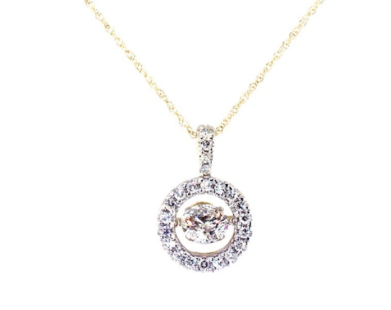 Previously Owned Unstoppable Love Lab-Created Diamond Necklace 1 ct tw 14K Yellow Gold 19"