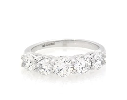 Previously Owned Lab-Grown Diamonds by KAY Anniversary Band 1-1/2 ct tw 14K White Gold