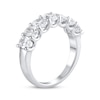 Thumbnail Image 2 of Previously Owned Lab-Grown Diamonds by KAY Diamond Anniversary Ring 2 ct tw Oval-cut 14K White Gold