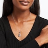 Thumbnail Image 1 of Previously Owned Unstoppable Love Lab-Grown diamond Teardrop Necklace 1-1/2 ct tw 14K White Gold 19”