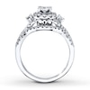 Thumbnail Image 2 of Previously Owned Multi-Diamond Bridal Set 1-1/4 ct tw 14K White Gold Size 5.5