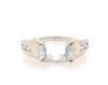 Thumbnail Image 0 of Previously Owned Marquise-Cut Diamond Enhancer Ring 1/2 ct tw 14K Two-Tone Gold Size 7