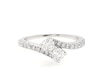 Thumbnail Image 0 of Previously Owned Ever Us Two-Stone Diamond Ring 1 ct tw 14K White Gold