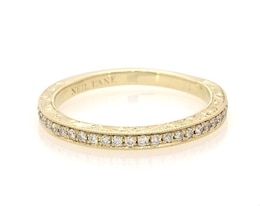 Previously Owned Neil Lane Diamond Wedding Band 1/5 ct tw Round-cut 14K Yellow Gold