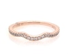 Thumbnail Image 1 of Previously Owned Monique Lhuillier Bliss Diamond Wedding Band 1/5 ct tw Round-cut 18K Rose Gold