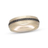 Thumbnail Image 1 of Previously Owned Neil Lane Men's Black Diamond Wedding Band 1/4 ct 14K Yellow Gold