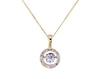 Thumbnail Image 1 of Previously Owned Unstoppable Love Round-Cut Diamond Necklace 1/3 ct tw 10K Yellow Gold 19&quot;