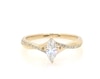 Thumbnail Image 0 of Previously Owned Marquise-Cut Diamond Twist Engagement Ring 1/2 ct tw 14K Yellow Gold