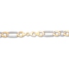 Thumbnail Image 1 of Previously Owned Semi-Solid Figaro Chain Bracelet 10K Yellow Gold 8.5"