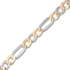 Thumbnail Image 2 of Previously Owned Semi-Solid Figaro Chain Bracelet 10K Yellow Gold 8.5"