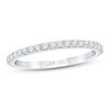 Thumbnail Image 1 of Previously Owned THE LEO First Light Diamond Wedding Band 1/5 ct tw 14K White Gold