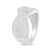 Thumbnail Image 1 of Previously Owned Lab-Created Diamonds by KAY Crossover Ring 1 ct tw 10K White Gold