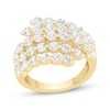 Thumbnail Image 1 of Previously Owned  Lab-Grown Diamonds by KAY Multi-Row Bypass Ring 2-1/2 ct tw 14K Yellow Gold