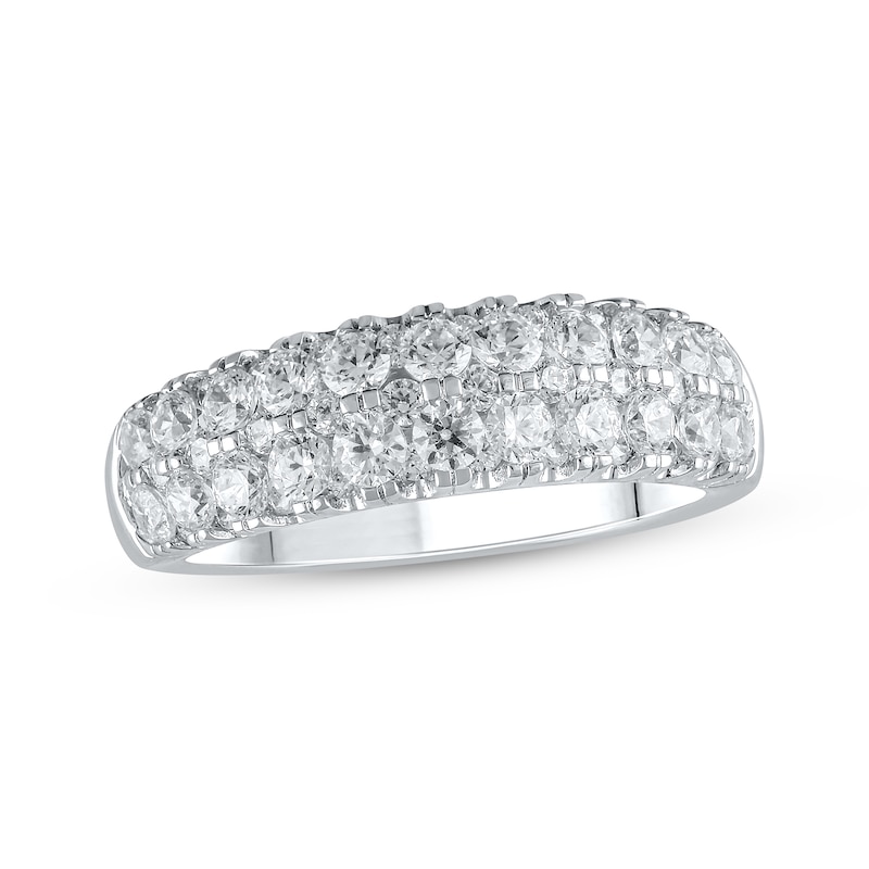 Main Image 1 of Previously Owned Lab-Grown Diamonds by KAY Anniversary Band 1-1/2 ct tw 14K White Gold