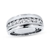 Thumbnail Image 1 of Previously Owned Men's Wedding Band 1 ct tw Diamonds 10K White Gold