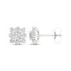 Thumbnail Image 0 of Previously Owned Lab-Grown Diamonds by KAY Princess-Cut Stud Earrings 1 ct tw 14K White Gold