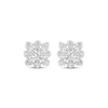 Thumbnail Image 1 of Previously Owned Lab-Grown Diamonds by KAY Princess-Cut Stud Earrings 1 ct tw 14K White Gold