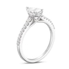 Thumbnail Image 1 of Previously Owned Lab-Created Diamonds by KAY Pear-Shaped Engagement Ring 1-1/5 ct tw 14K White Gold