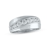 Thumbnail Image 0 of Previously Owned Men's Lab-Created Diamonds by KAY Wedding Band 1 ct tw 14K White Gold