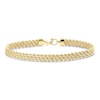 Thumbnail Image 1 of Previously Owned Solid Italian Multi Strand Rope Bracelet 14K Yellow Gold 7.5&quot;