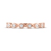 Thumbnail Image 3 of Previously Owned Every Moment Diamond Infinity Band 1/4 ct tw 14K Rose Gold