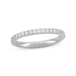 Previously Owned Neil Lane Diamond Wedding Band 1/3 ct tw Round-cut 14K White Gold