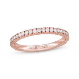 Previously Owned Neil Lane Diamond Wedding Band 1/3 ct tw 14K Rose Gold