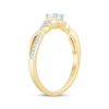 Thumbnail Image 1 of Previously Owned Round-Cut Diamond Halo Engagement Ring 1/4 ct tw 10K Yellow Gold