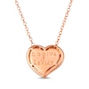 Thumbnail Image 3 of Previously Owned Godiva x Le Vian Enamel Heart Necklace 1/3 ct tw Diamonds 14K Strawberry Gold 19&quot;