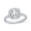 Thumbnail Image 1 of Previously Owned Neil Lane Engagement Ring 1-1/8 ct tw Cushion & Round-cut Diamonds 14K White Gold Size 7.5