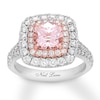 Thumbnail Image 1 of Previously Owned Neil Lane Morganite Engagement Ring 1-1/4 ct tw Diamonds 14K Two-Tone Gold Size 10