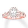 Thumbnail Image 1 of Previously Owned Neil Lane Bridal Diamond Engagement Ring 1-1/6 cts tw 14K Rose Gold Size 5.5