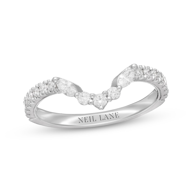 Main Image 1 of Previously Owned Neil Lane Diamond Wedding Band 3/8 ct tw 14K White Gold Size 4.75