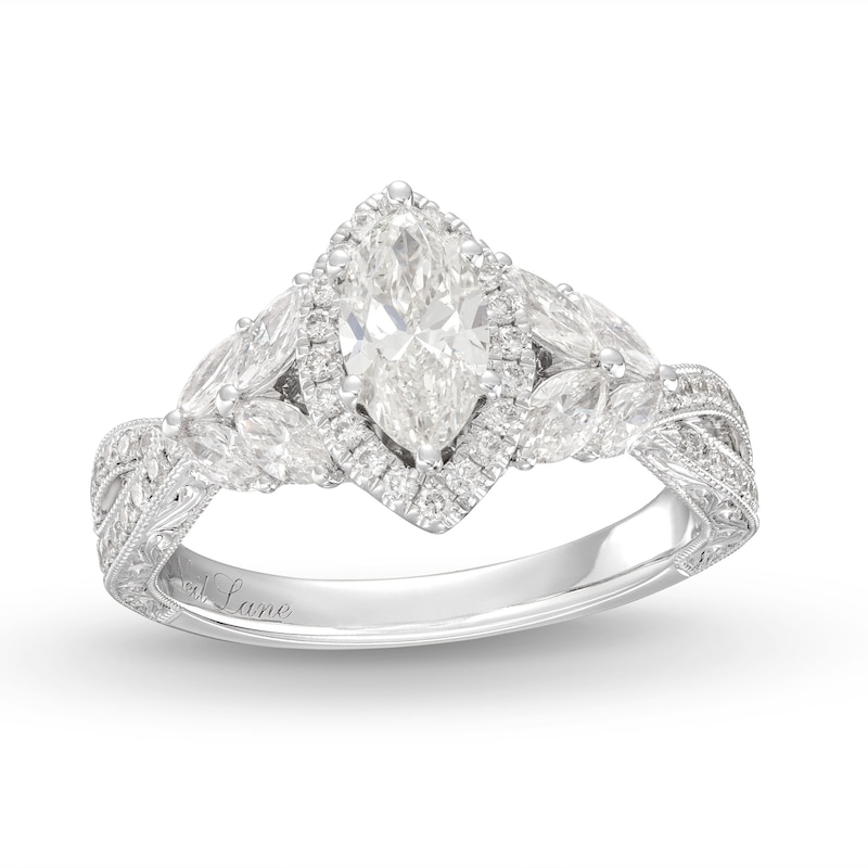 Main Image 1 of Previously Owned Neil Lane Diamond Engagement Ring 1-3/8 ct tw 14K White Gold Size 6.75