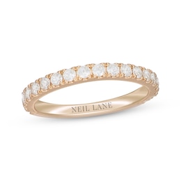 Previously Owned Neil Lane Round-Cut Diamond Wedding Band 5/8 ct tw 14K Yellow Gold Size 5.5