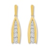 Thumbnail Image 0 of Previously Owned Diamond Graduated Drop Earrings 1 ct tw 14K Yellow Gold