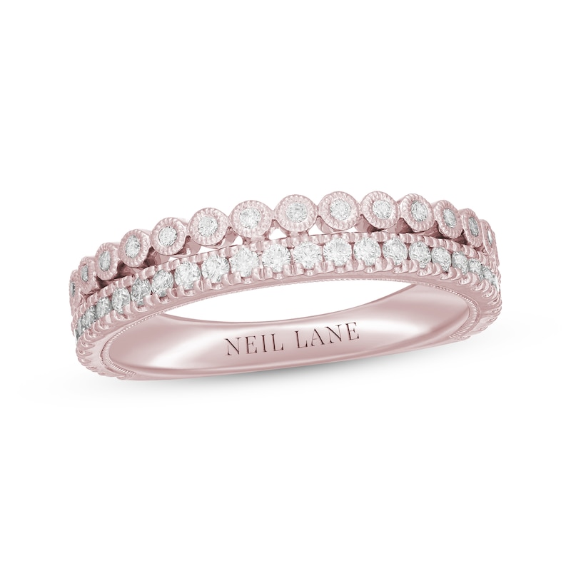 Main Image 1 of Previously Owned Neil Lane Diamond Anniversary Band 3/8 ct tw Round-cut 14K Rose Gold