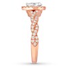 Thumbnail Image 3 of Previously Owned Neil Lane Engagement Ring 3/4 ct tw Pear & Round-cut Diamonds 14K Rose Gold