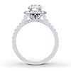 Thumbnail Image 2 of Previously Owned Neil Lane Diamond Engagement Ring 2-1/8 ct tw Oval & Round-cut 14K White Gold