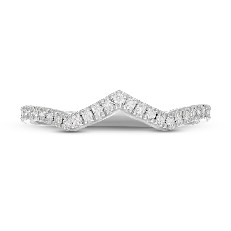 Main Image 2 of Previously Owned Neil Lane Diamond Wedding Band 1/5 ct tw Round-Cut 14K White Gold