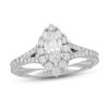 Thumbnail Image 1 of Previously Owned Neil Lane Diamond Engagement Ring 1 ct tw Marquise & Round-Cut 14K White Gold Size 9